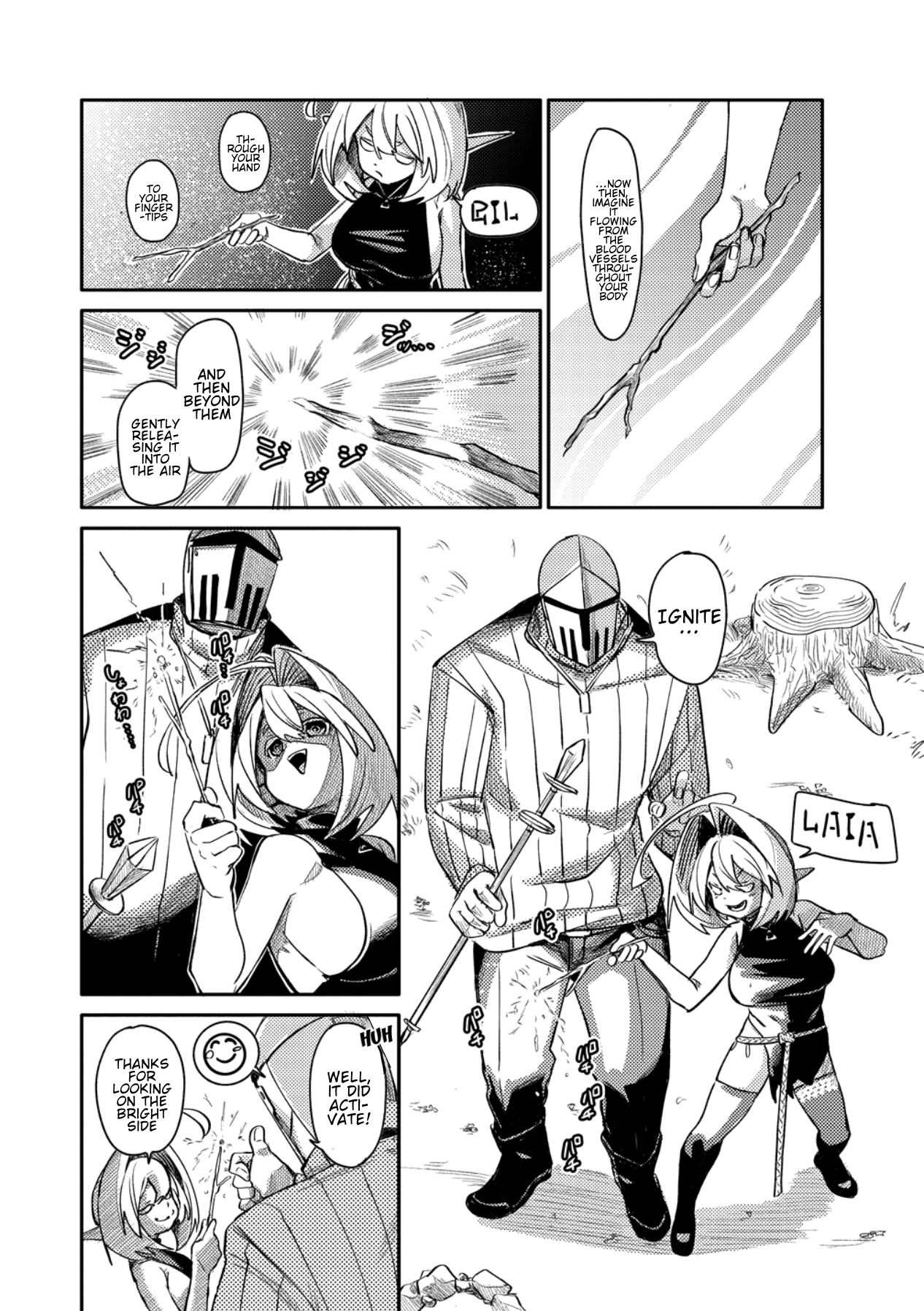 The Elf Picked Up the Heavy Knight - Chapter 3 - Page 12