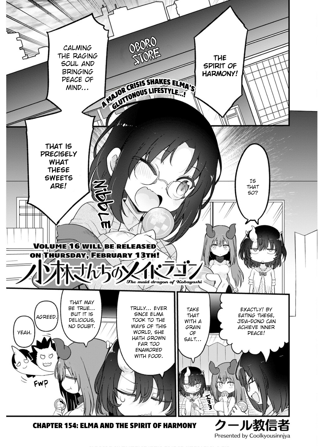 Miss Kobayashi's Dragon Maid - Chapter 154 - Page 1