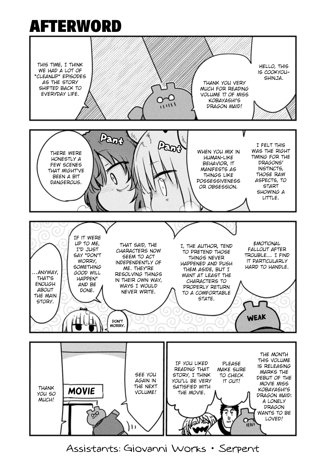 Miss Kobayashi's Dragon Maid - Chapter 161.5 - Page 1