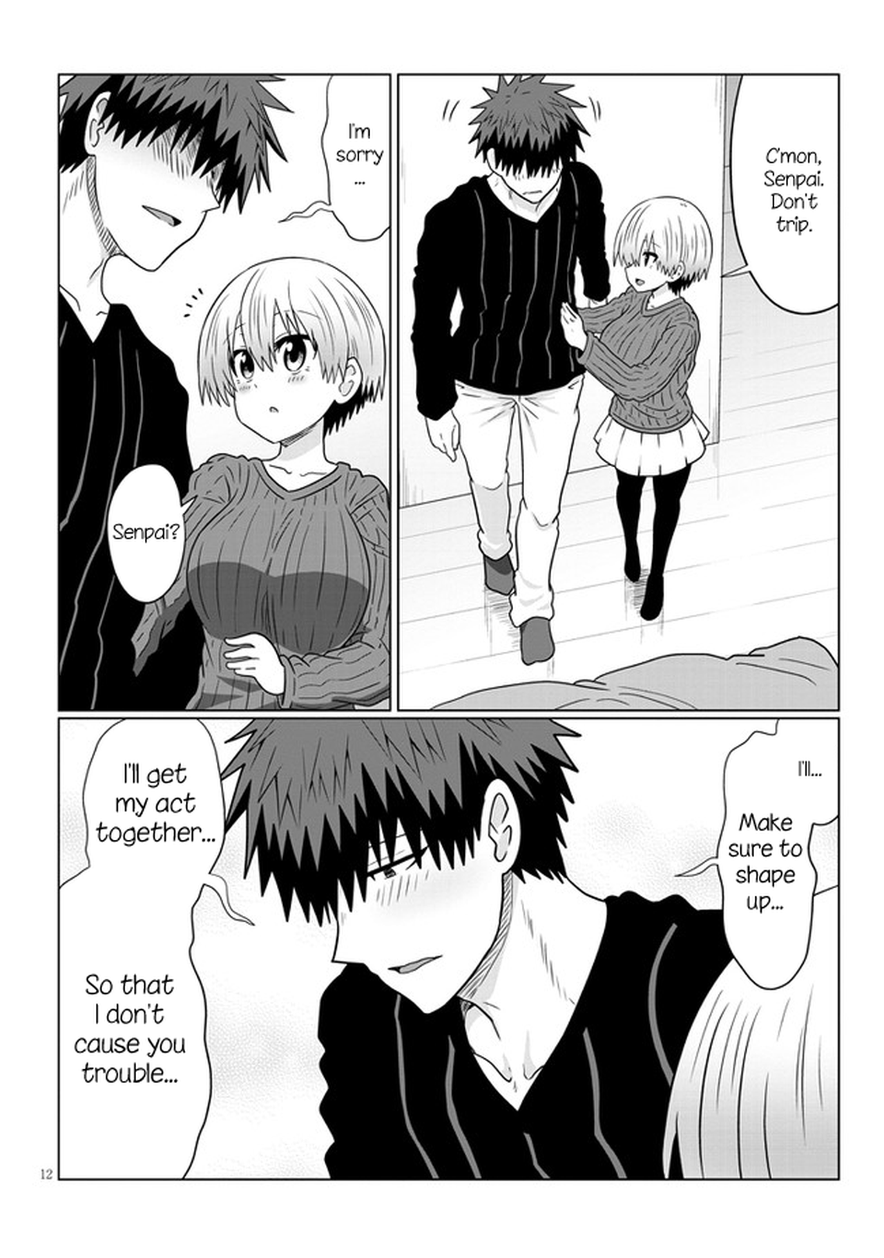 Uzaki-chan Wants to Hang Out! - Chapter 67 - Page 12