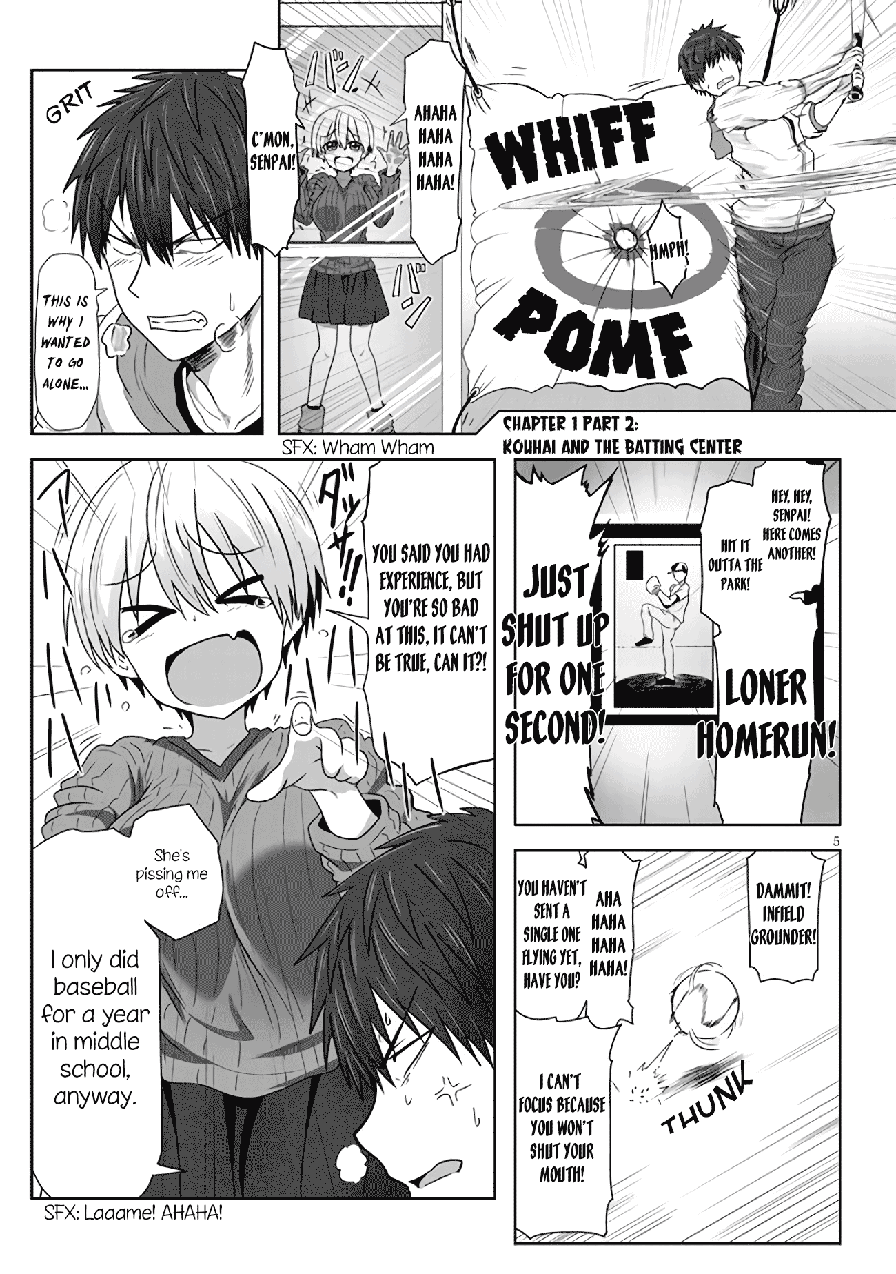 Uzaki-chan Wants to Hang Out! - Chapter 1.2 - Page 1
