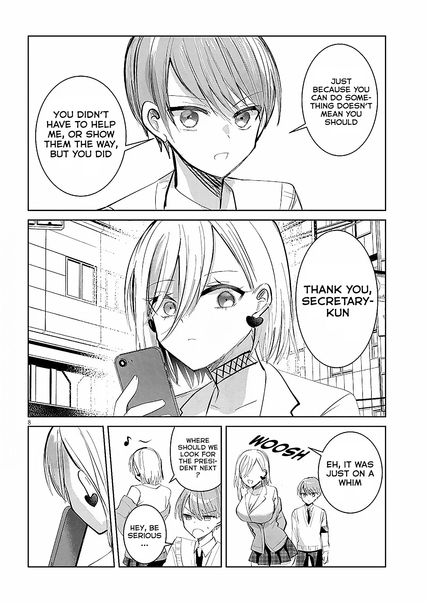 The President Who Can't Say No Wants to Do It Only for Tomoe-Kun - Chapter 11 - Page 9