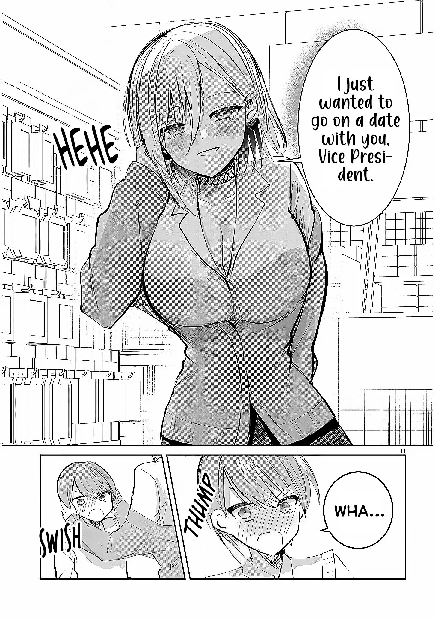 The President Who Can't Say No Wants to Do It Only for Tomoe-Kun - Chapter 11 - Page 12