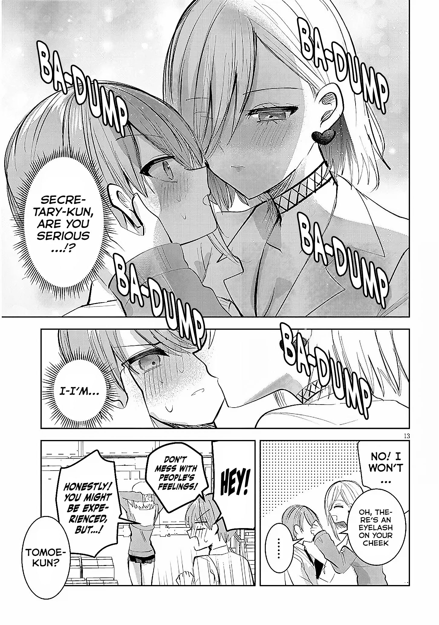 The President Who Can't Say No Wants to Do It Only for Tomoe-Kun - Chapter 11 - Page 14