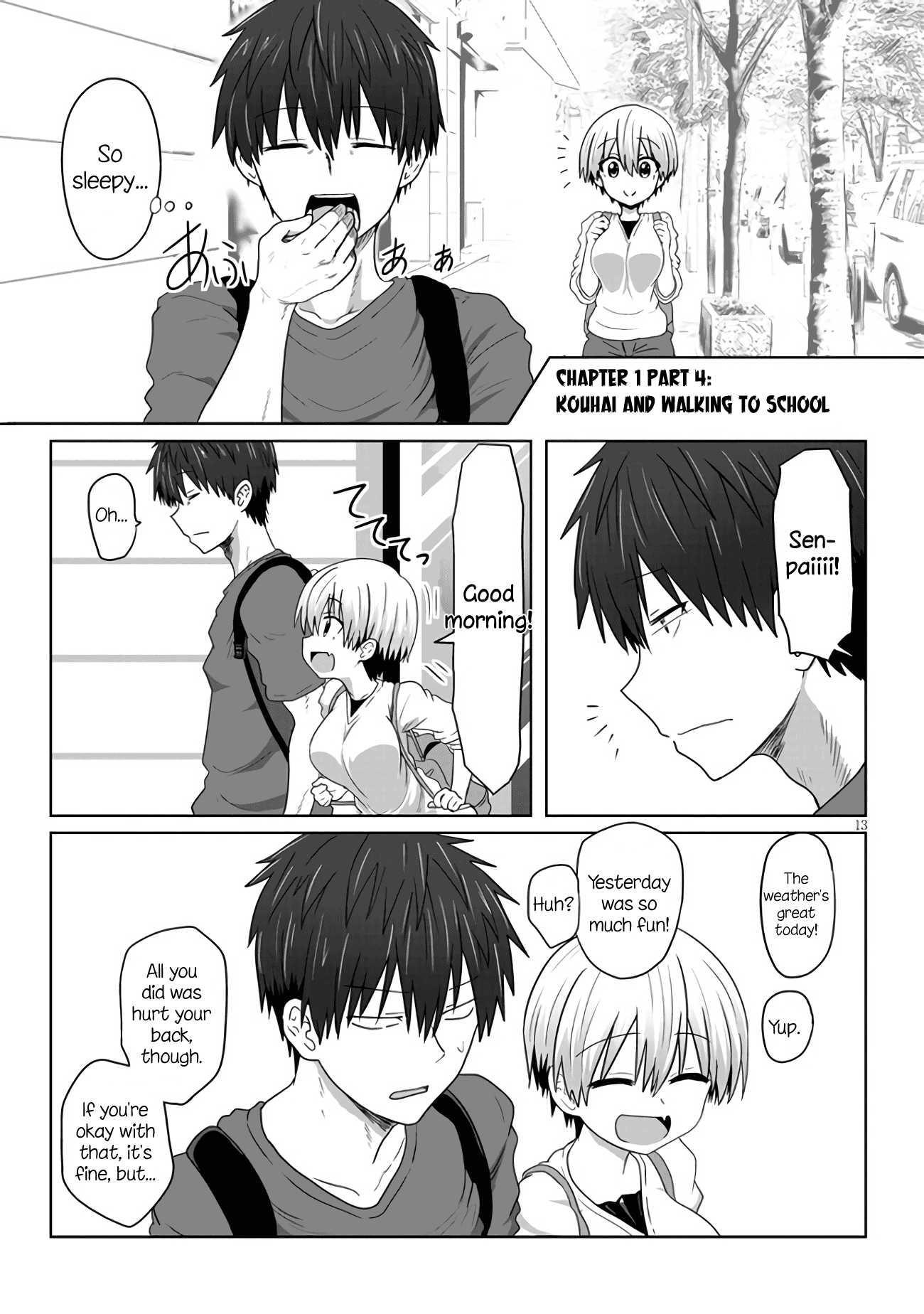 Uzaki-chan Wants to Hang Out! - Chapter 1.4 - Page 1
