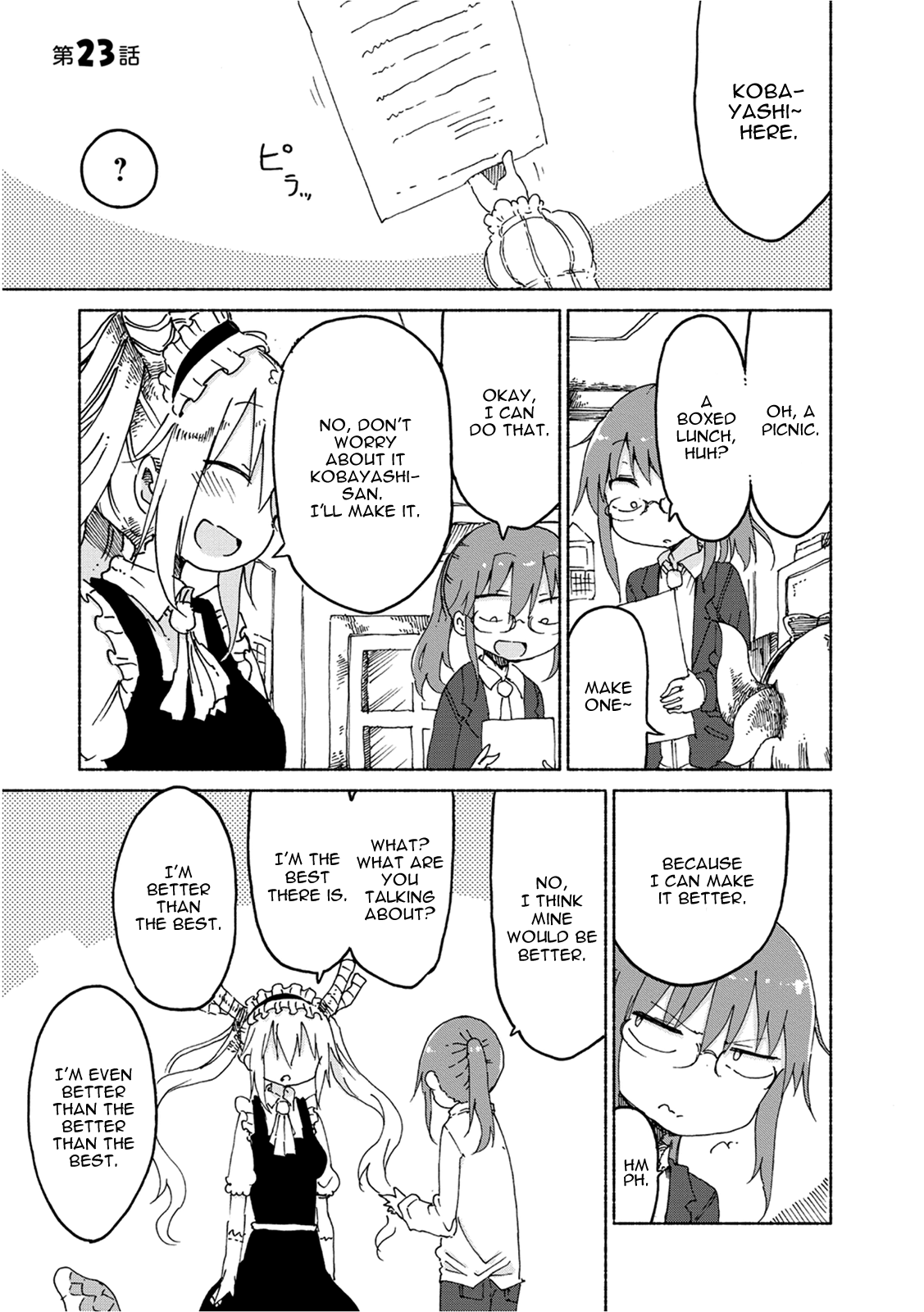 Miss Kobayashi's Dragon Maid - Chapter 23 - Page 2