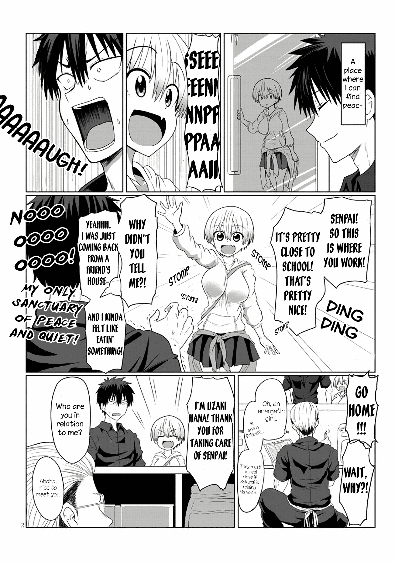 Uzaki-chan Wants to Hang Out! - Chapter 4 - Page 2