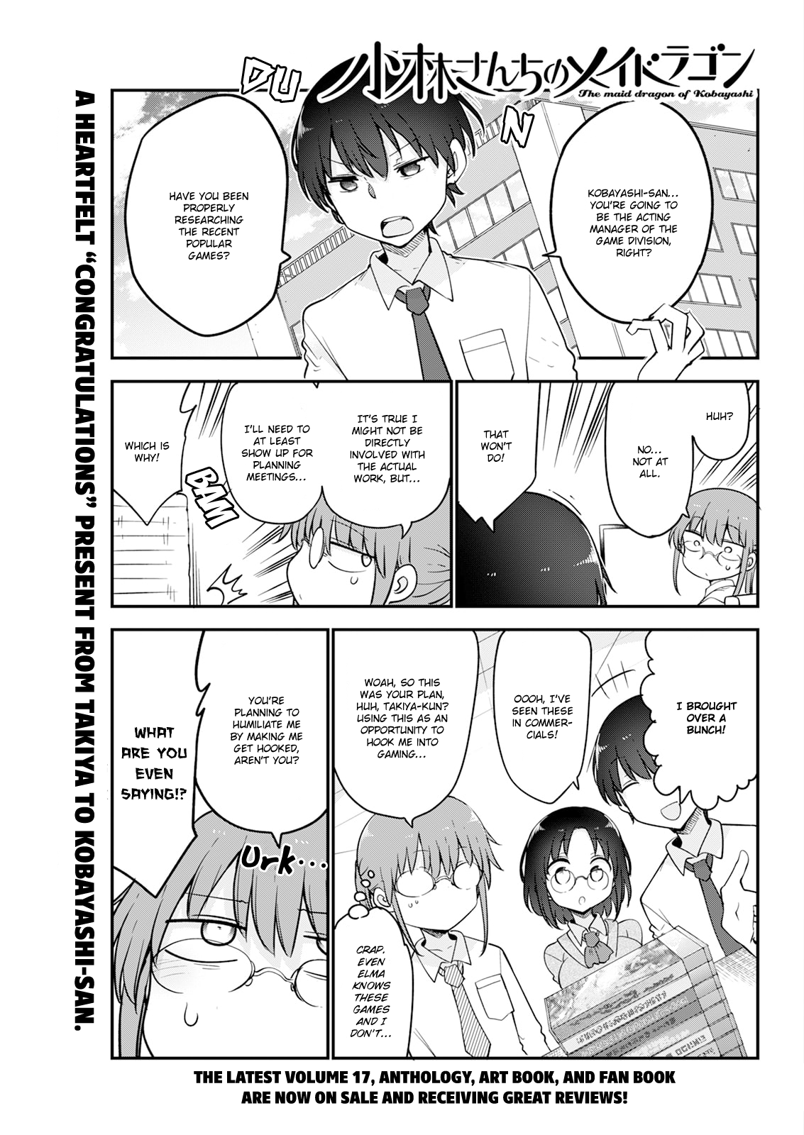 Miss Kobayashi's Dragon Maid - Chapter 170 - Page 1
