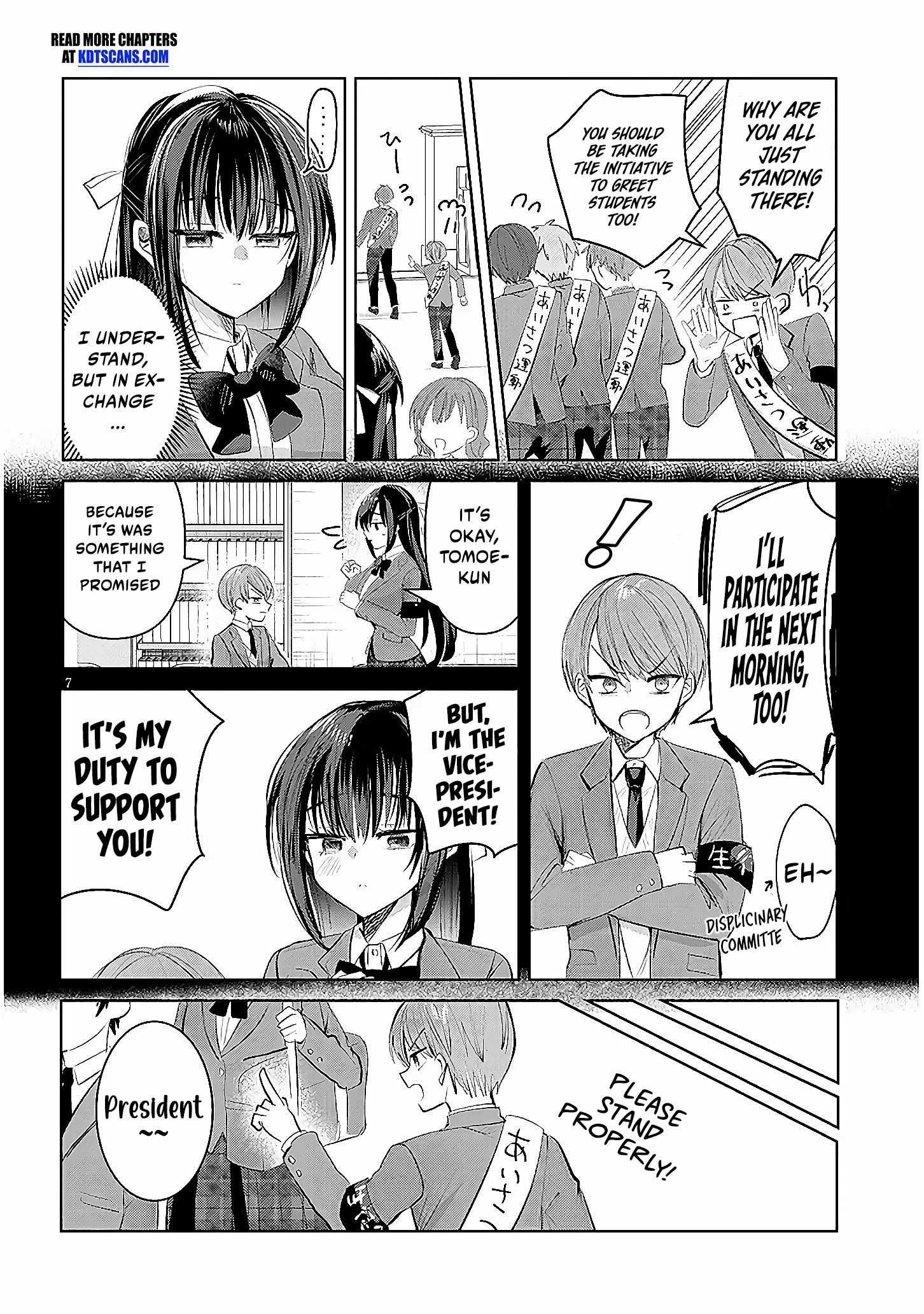 The President Who Can't Say No Wants to Do It Only for Tomoe-Kun - Chapter 1 - Page 8