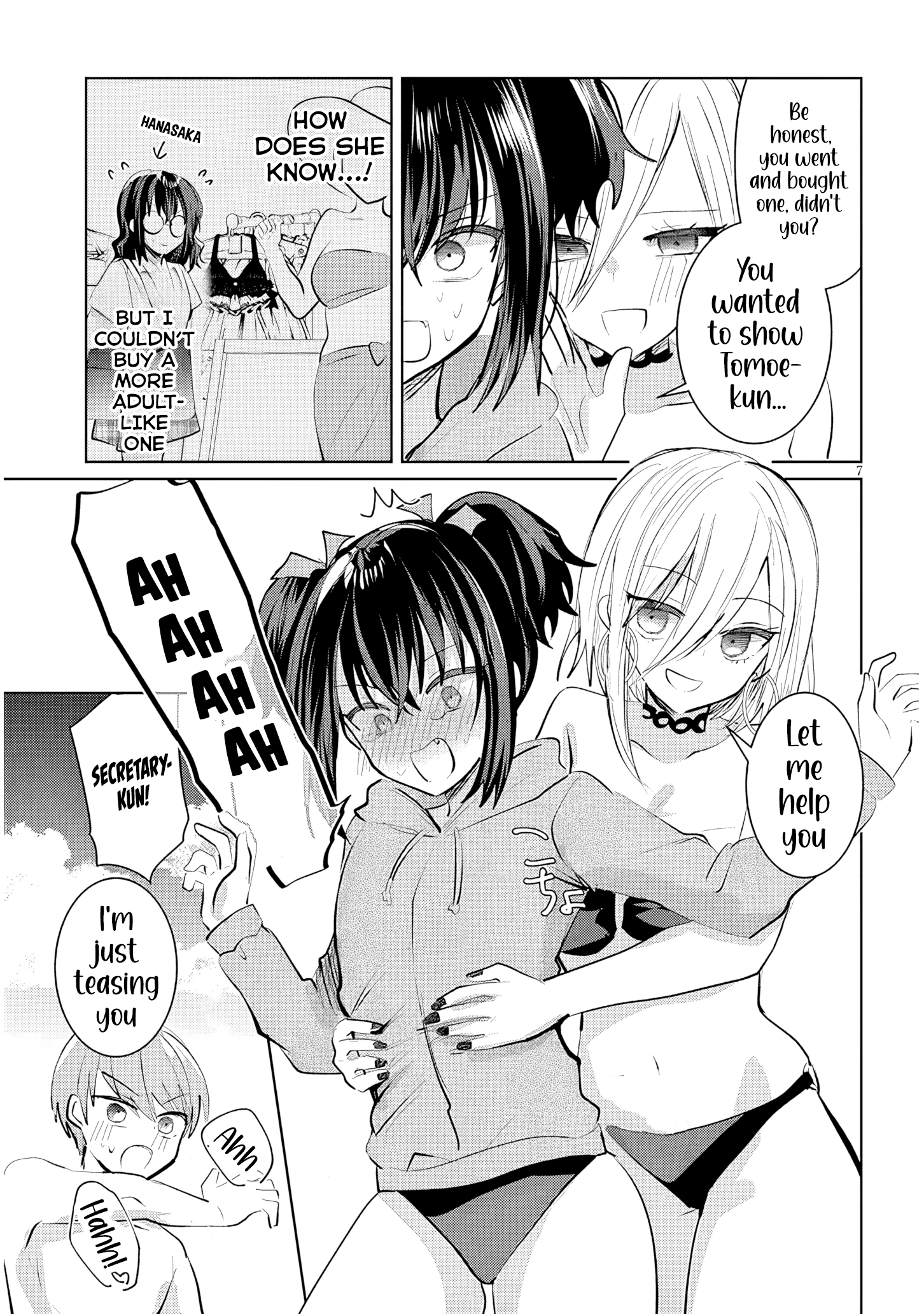 The President Who Can't Say No Wants to Do It Only for Tomoe-Kun - Chapter 19 - Page 8