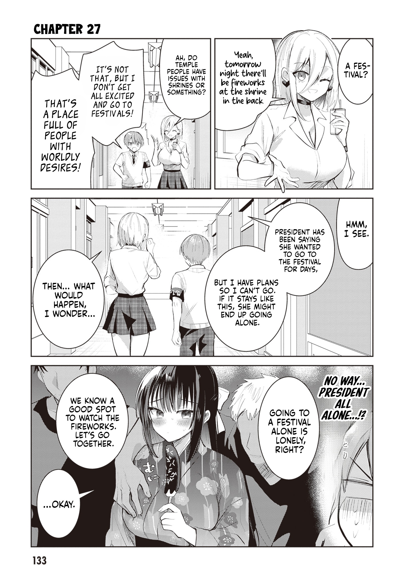 The President Who Can't Say No Wants to Do It Only for Tomoe-Kun - Chapter 27 - Page 2