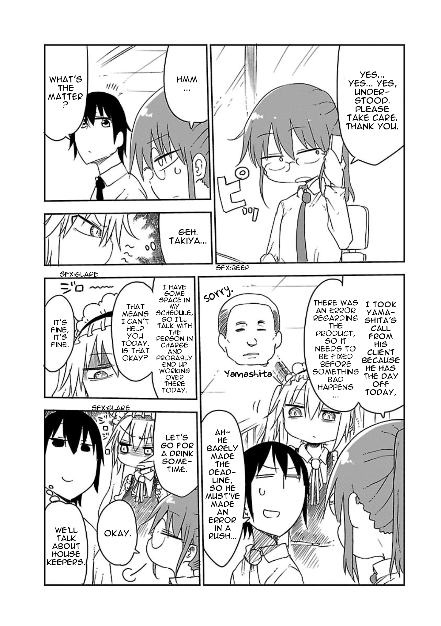 Miss Kobayashi's Dragon Maid - Chapter 14 - Page 4