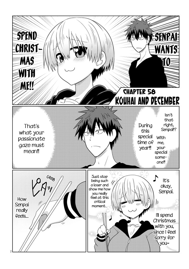 Uzaki-chan Wants to Hang Out! - Chapter 58 - Page 2