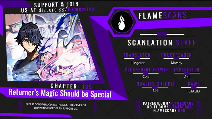 A Returner's Magic Should Be Special - Chapter 185 - Page 1