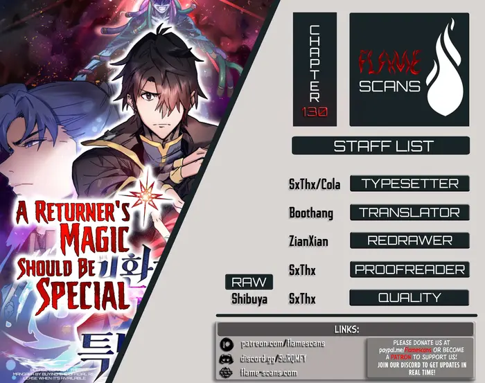 A Returner's Magic Should Be Special - Chapter 130 - Page 1