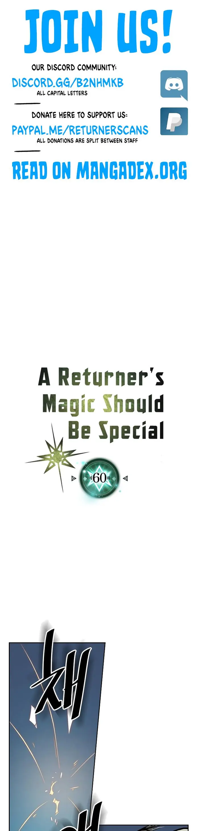 A Returner's Magic Should Be Special - Chapter 60 - Page 1