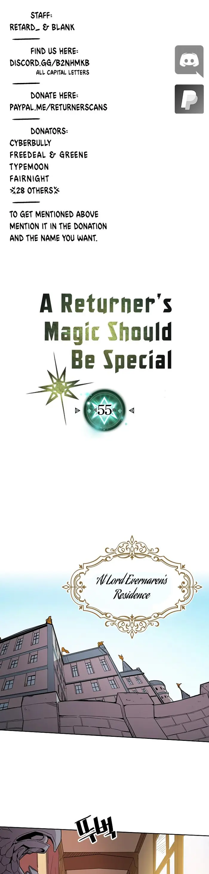 A Returner's Magic Should Be Special - Chapter 55 - Page 1