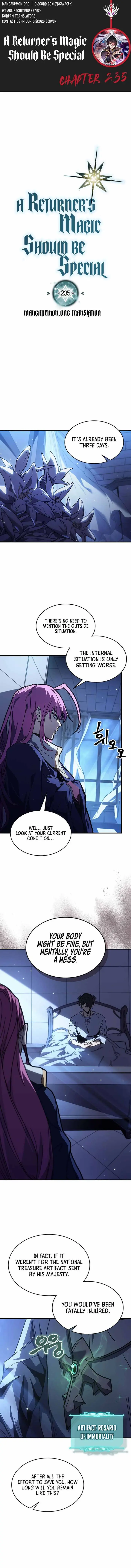 A Returner's Magic Should Be Special - Chapter 235 - Page 1