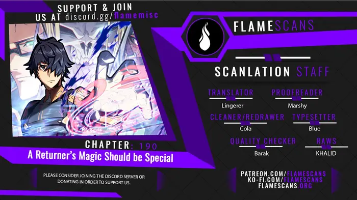 A Returner's Magic Should Be Special - Chapter 190 - Page 1