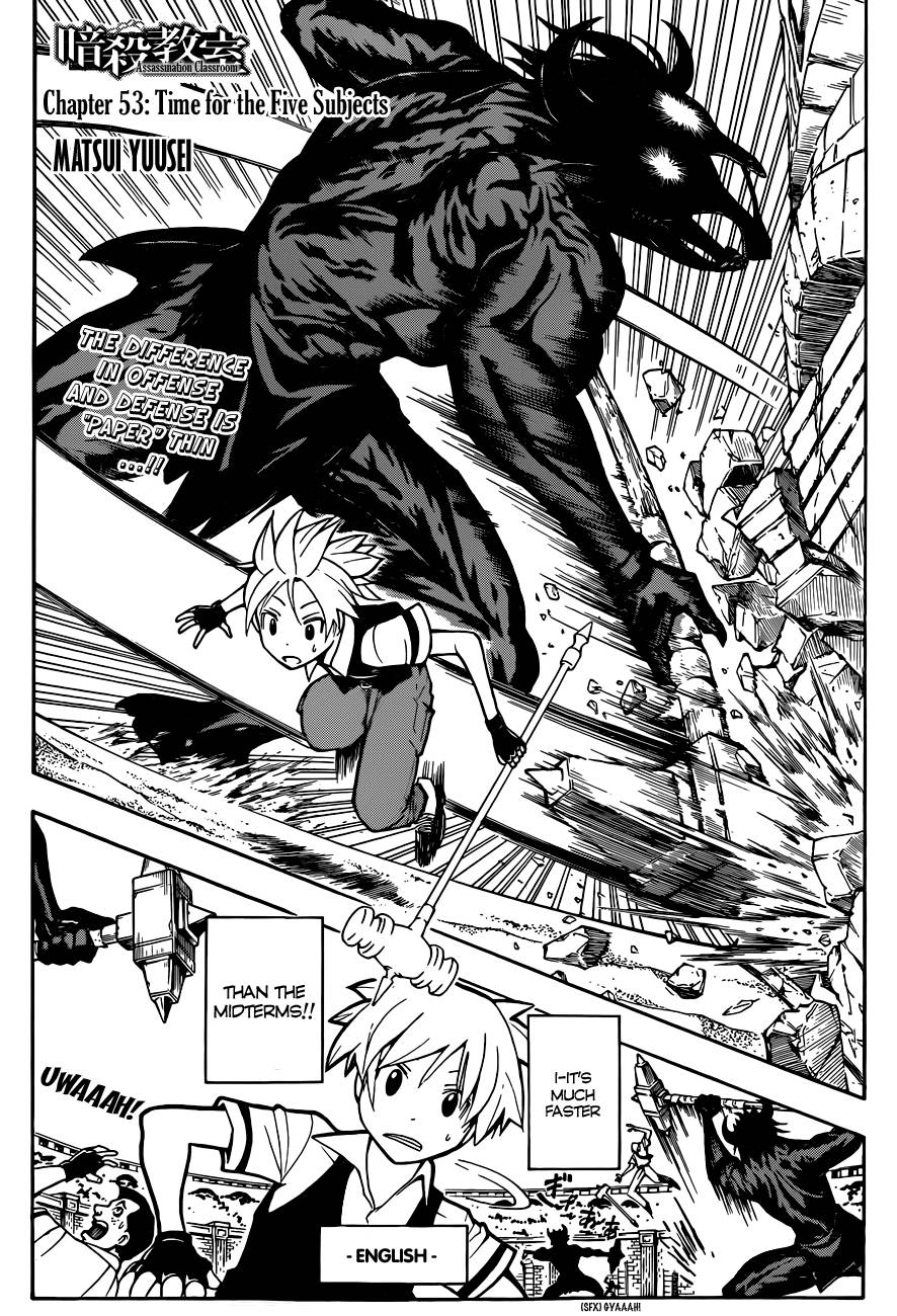 Assassination Classroom Manga Online Assassination Classroom Manga - Chapter 53 - Page 3