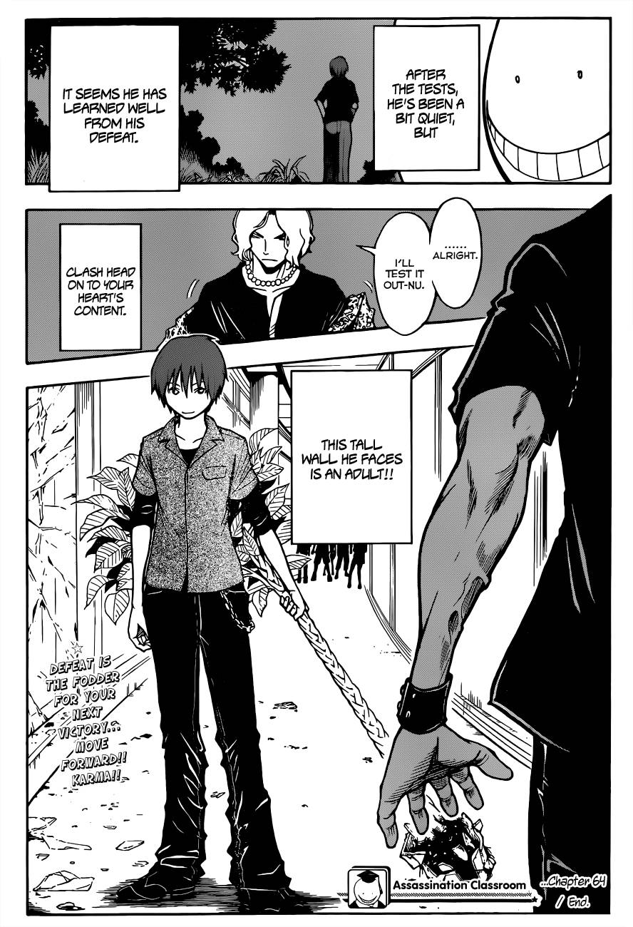Assassination Classroom Manga Online Assassination Classroom Manga - Chapter 64 - Page 20