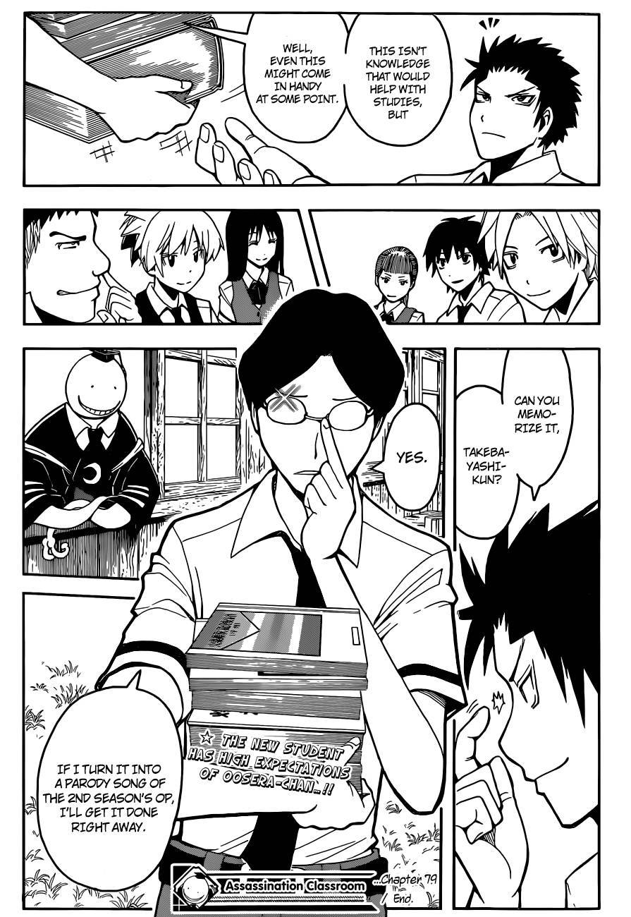 Assassination Classroom Manga Online Assassination Classroom Manga - Chapter 79 - Page 20