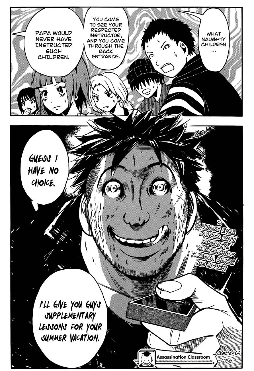 Assassination Classroom Manga Online Assassination Classroom Manga - Chapter 69 - Page 20