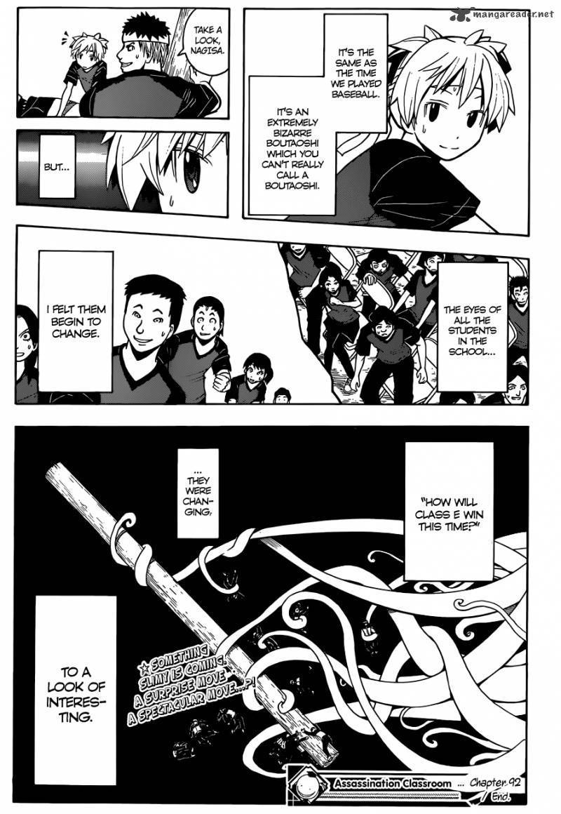 Assassination Classroom Manga Online Assassination Classroom Manga - Chapter 92 - Page 20