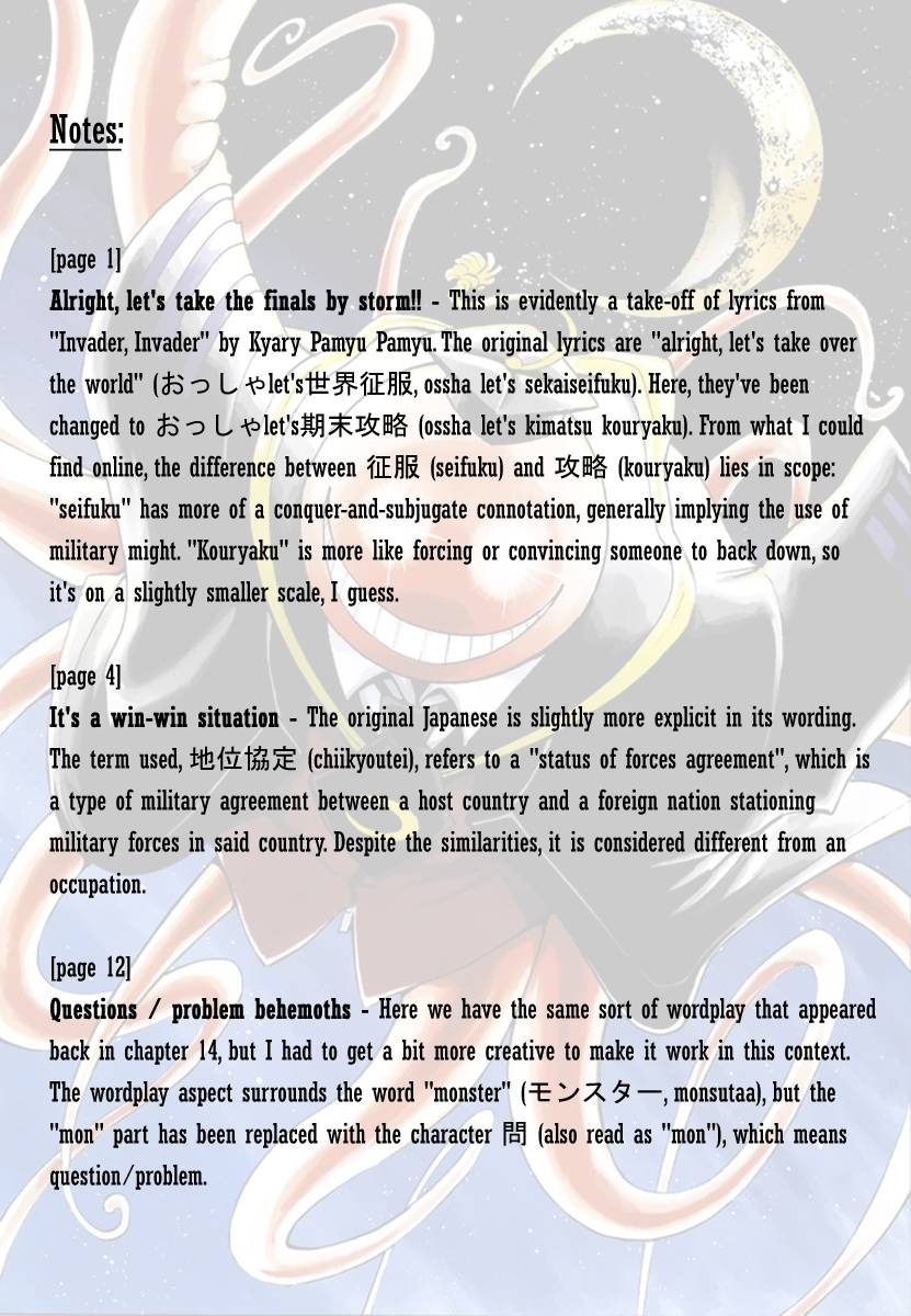Assassination Classroom Manga Online Assassination Classroom Manga - Chapter 52 - Page 21