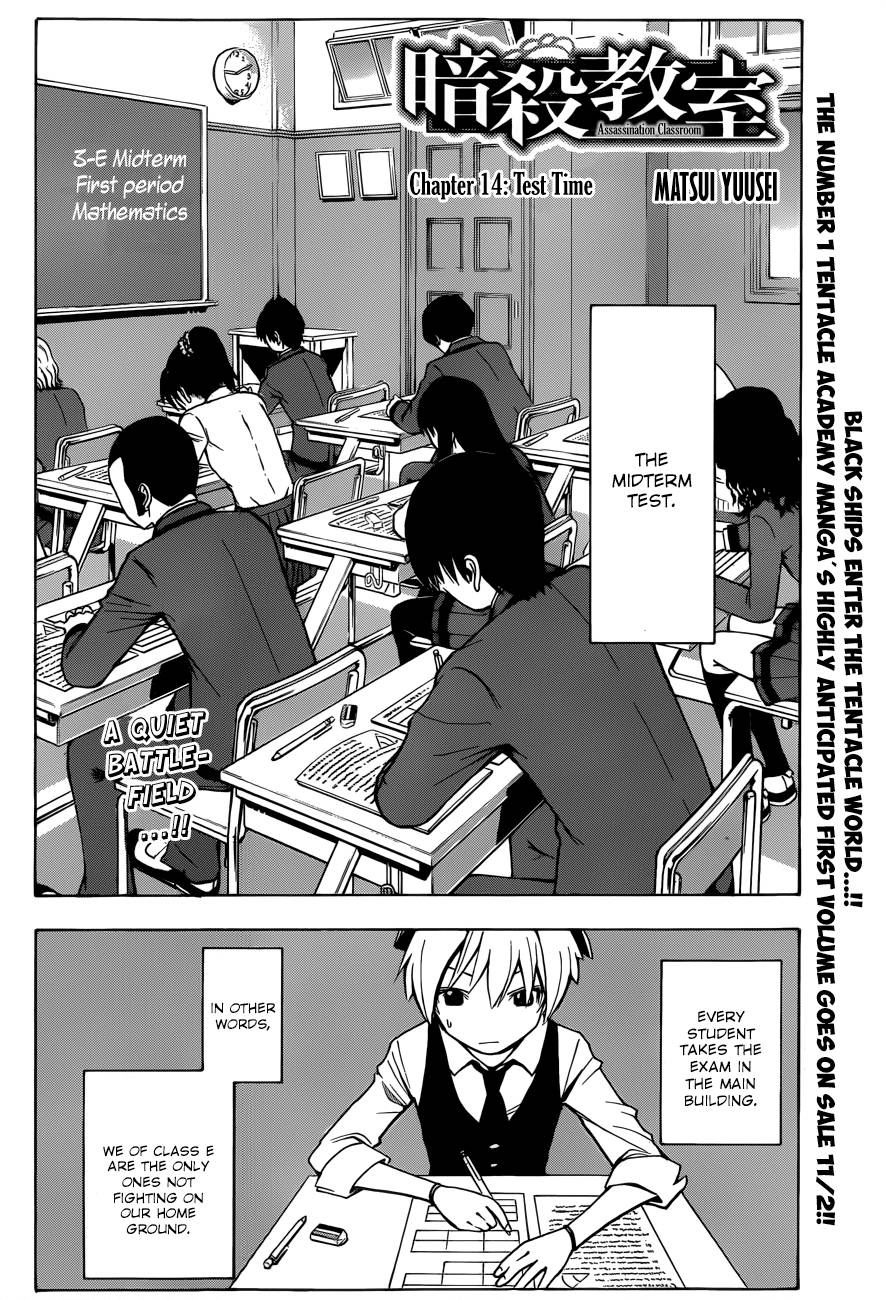 Assassination Classroom Manga Online Assassination Classroom Manga - Chapter 14 - Page 3