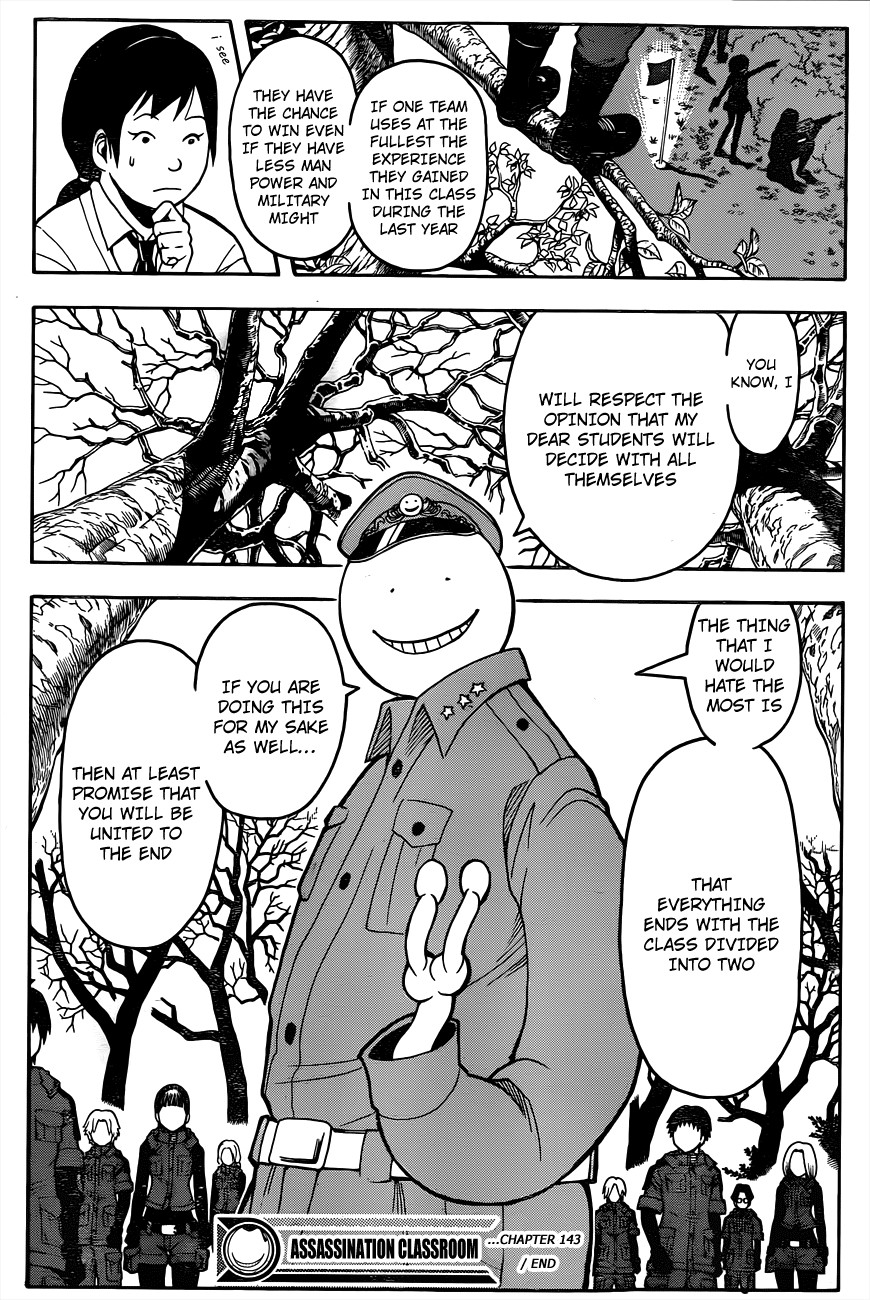 Assassination Classroom Manga Online Assassination Classroom Manga - Chapter 143 - Page 20