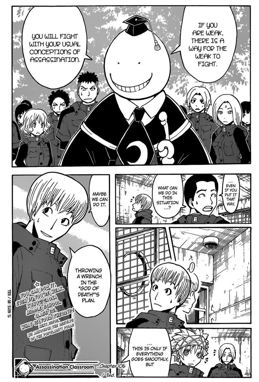 Assassination Classroom Manga Online Assassination Classroom Manga - Chapter 106 - Page 19