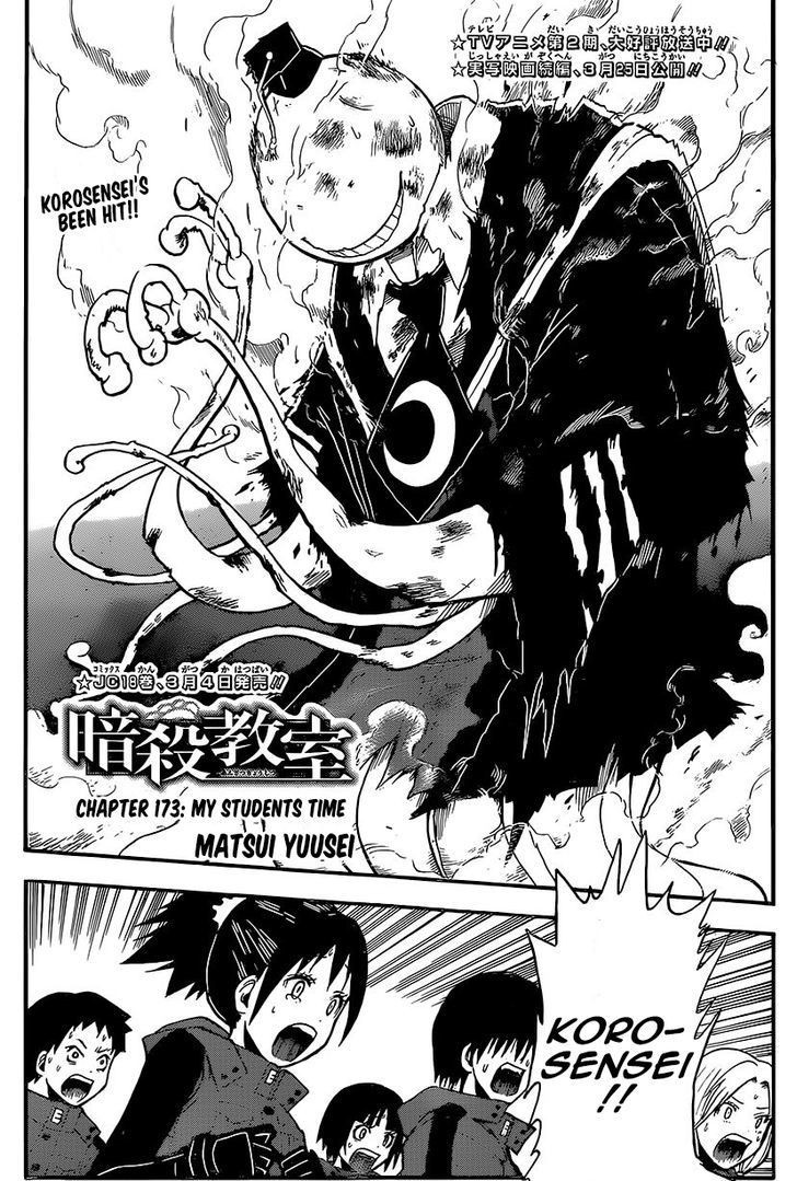 Assassination Classroom Manga Online Assassination Classroom Manga - Chapter 173 - Page 3