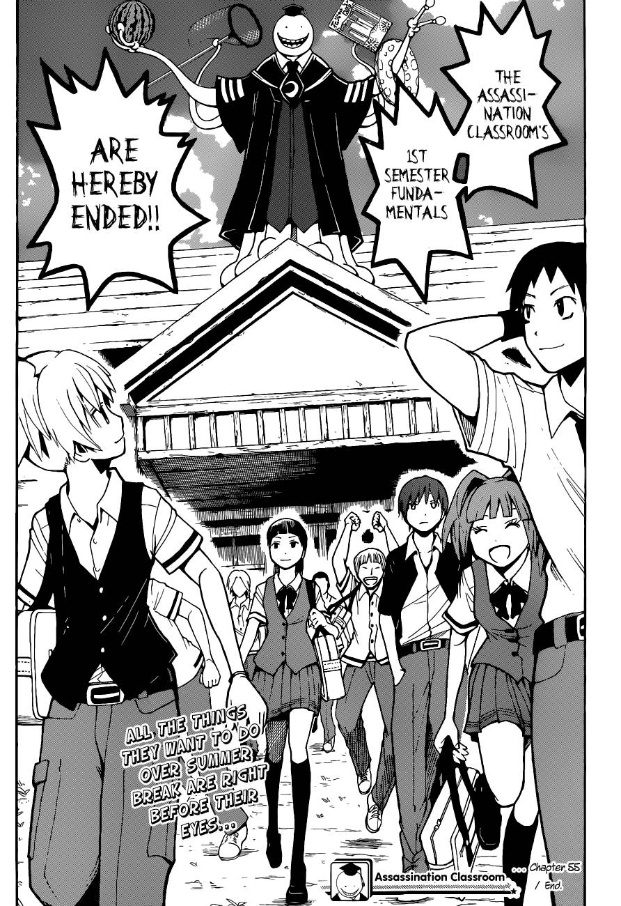 Assassination Classroom Manga Online Assassination Classroom Manga - Chapter 55 - Page 20