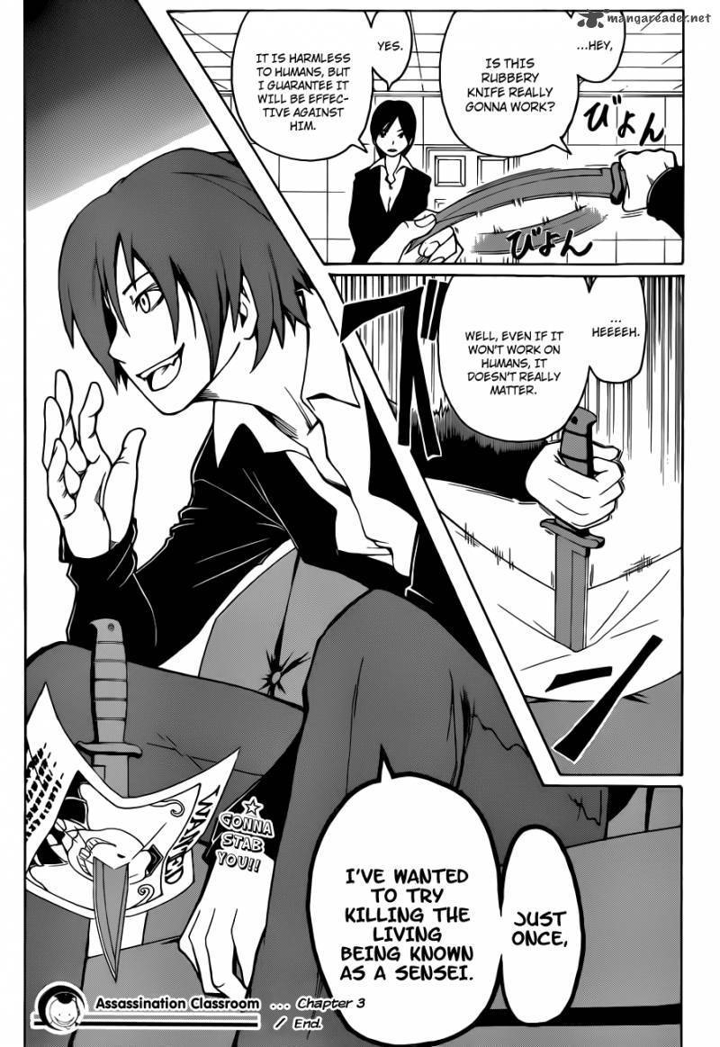 Assassination Classroom Manga Online Assassination Classroom Manga - Chapter 3 - Page 20