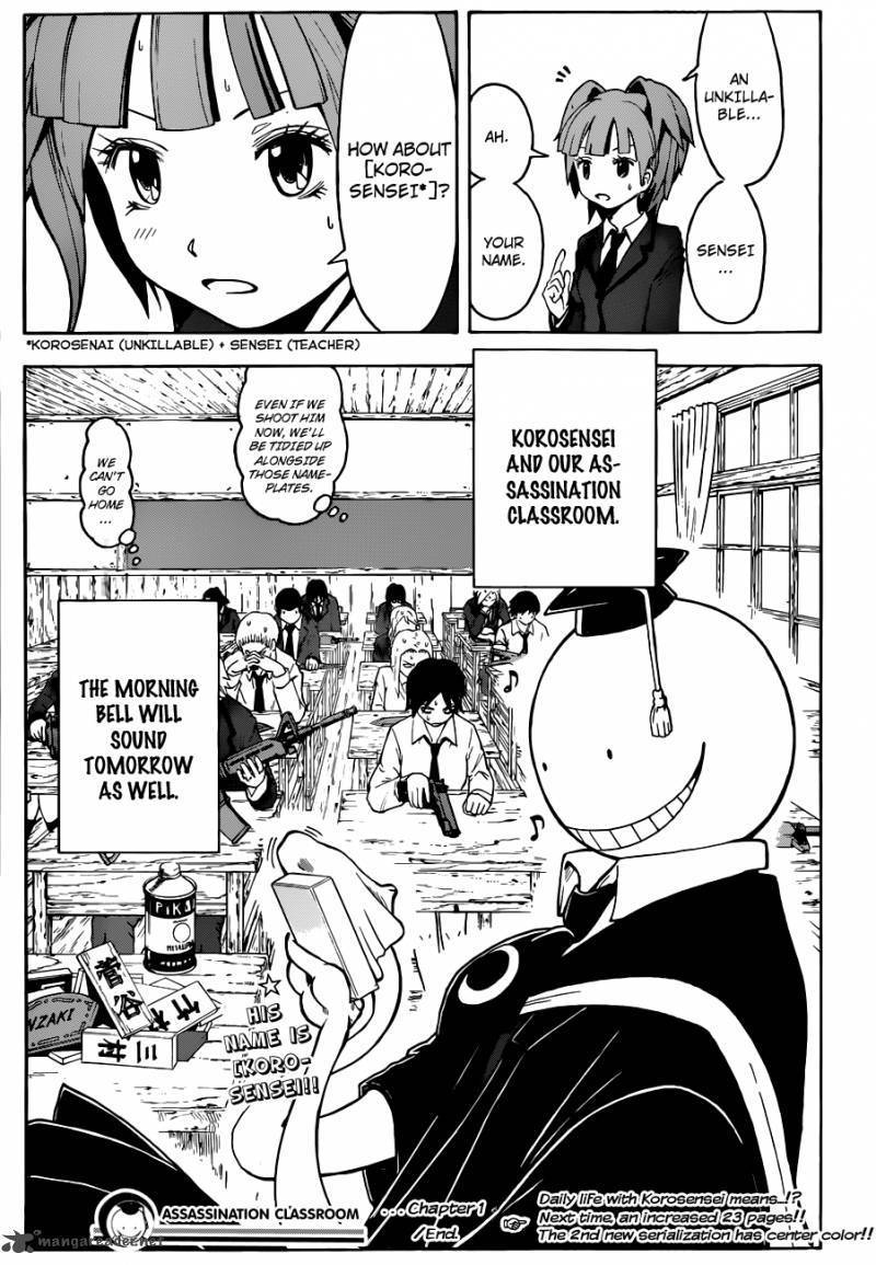 Assassination Classroom Manga Online Assassination Classroom Manga - Chapter 1 - Page 50