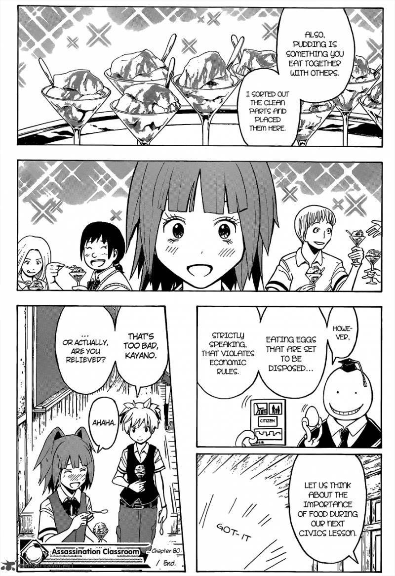 Assassination Classroom Manga Online Assassination Classroom Manga - Chapter 80 - Page 19