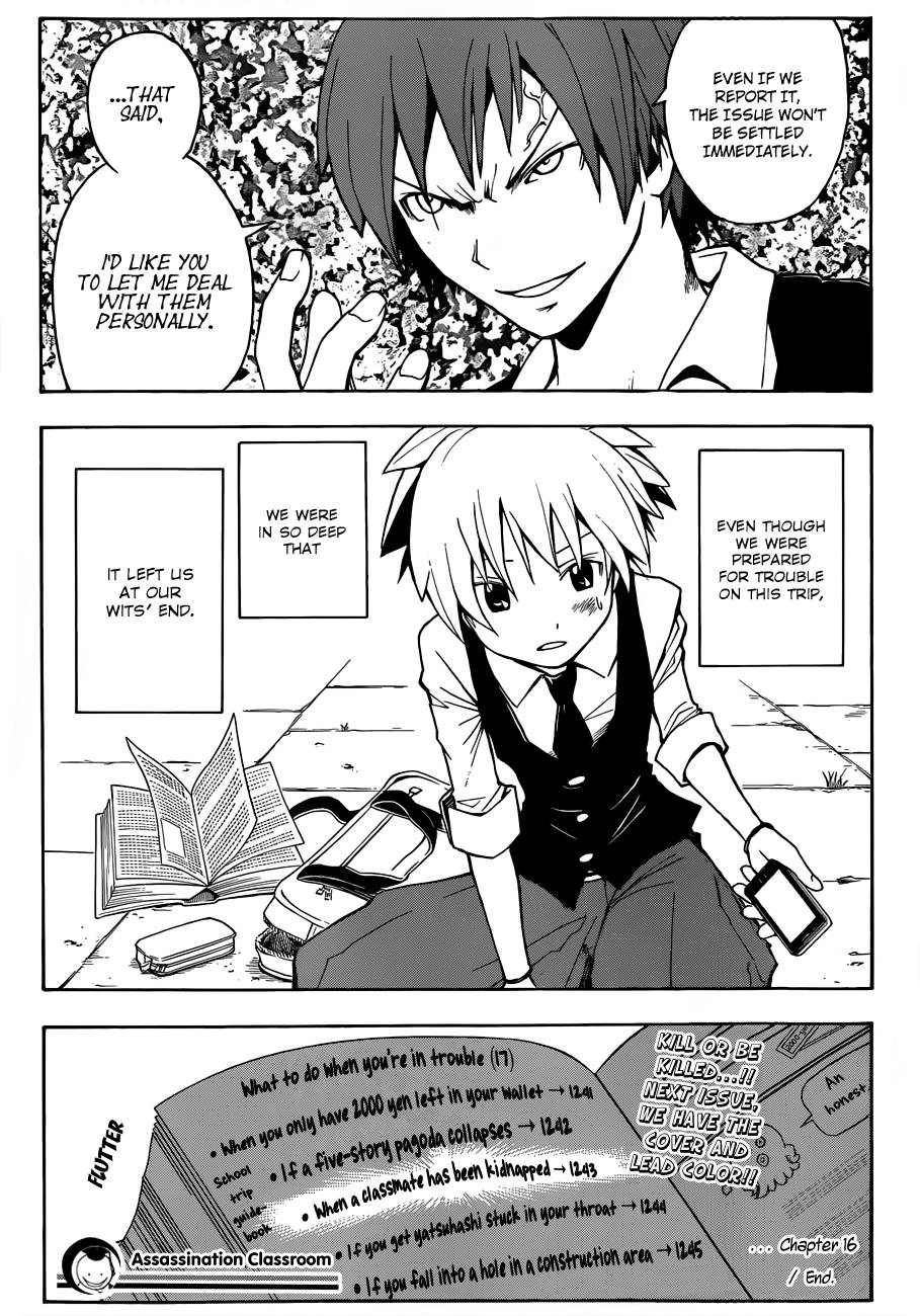 Assassination Classroom Manga Online Assassination Classroom Manga - Chapter 16 - Page 20
