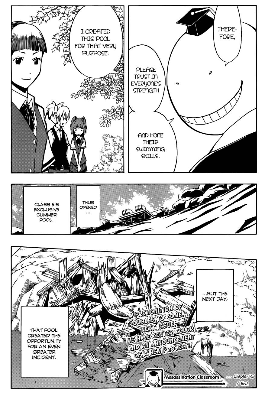 Assassination Classroom Manga Online Assassination Classroom Manga - Chapter 45 - Page 20
