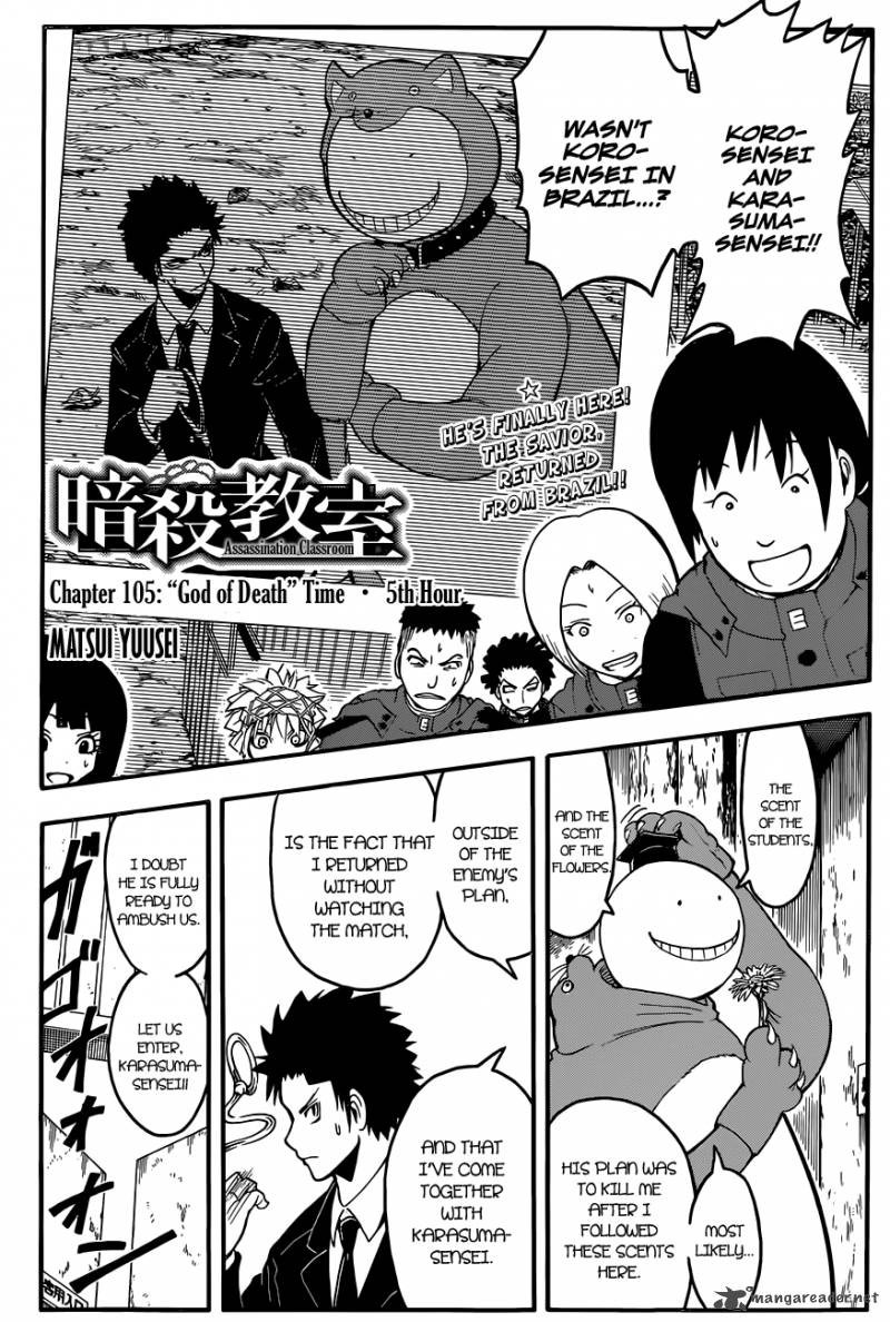 Assassination Classroom Manga Online Assassination Classroom Manga - Chapter 105 - Page 2