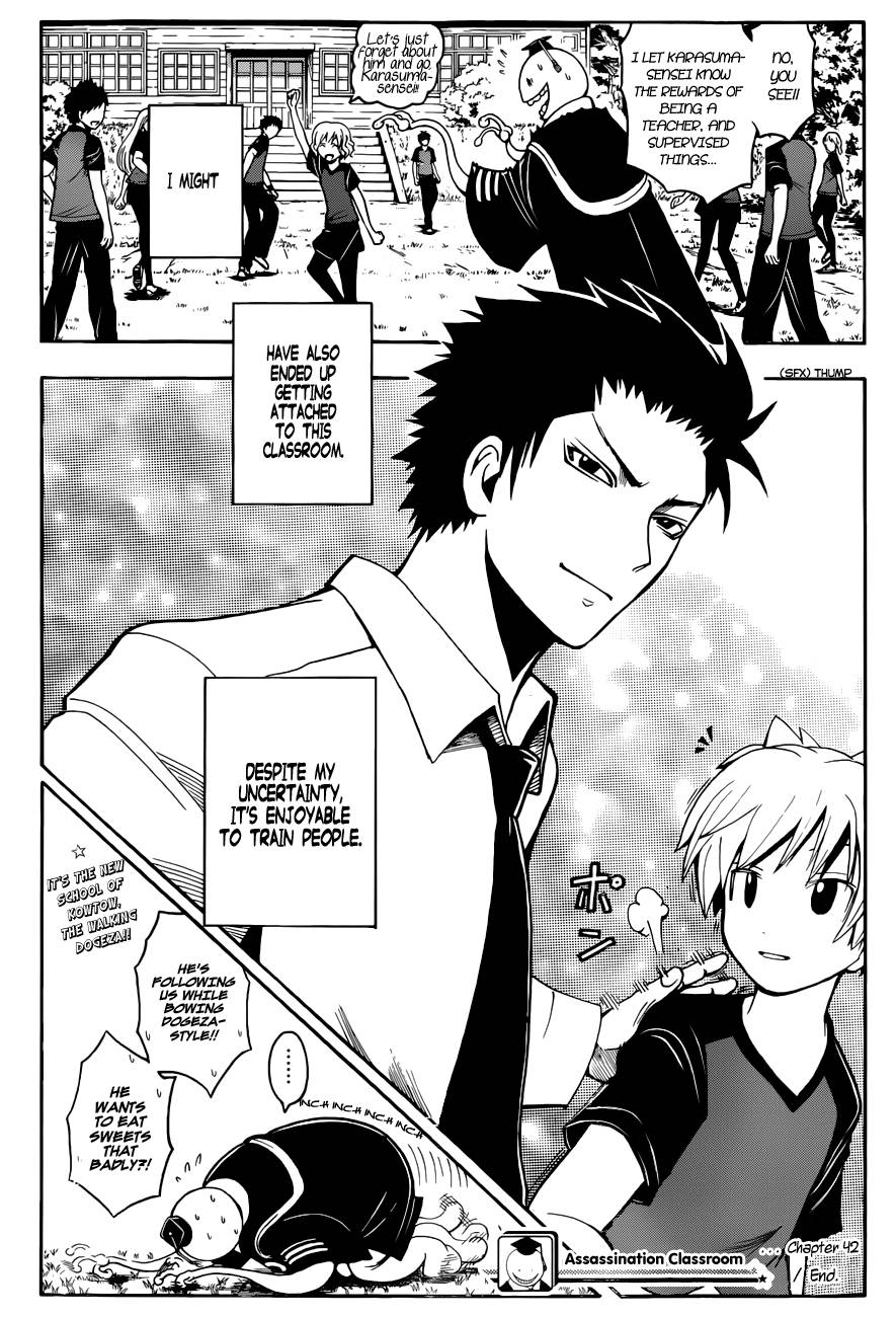 Assassination Classroom Manga Online Assassination Classroom Manga - Chapter 42 - Page 20