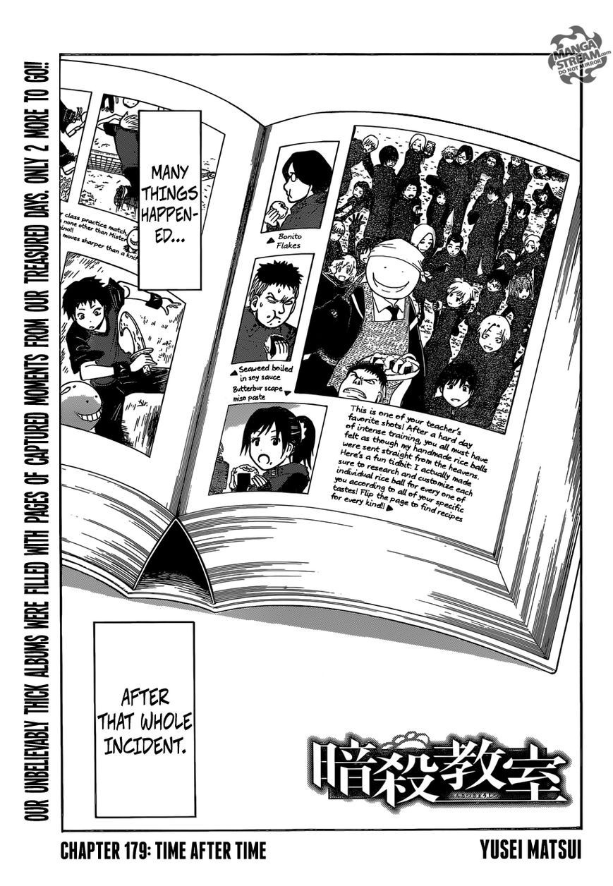 Assassination Classroom Manga Online Assassination Classroom Manga - Chapter 179 - Page 1