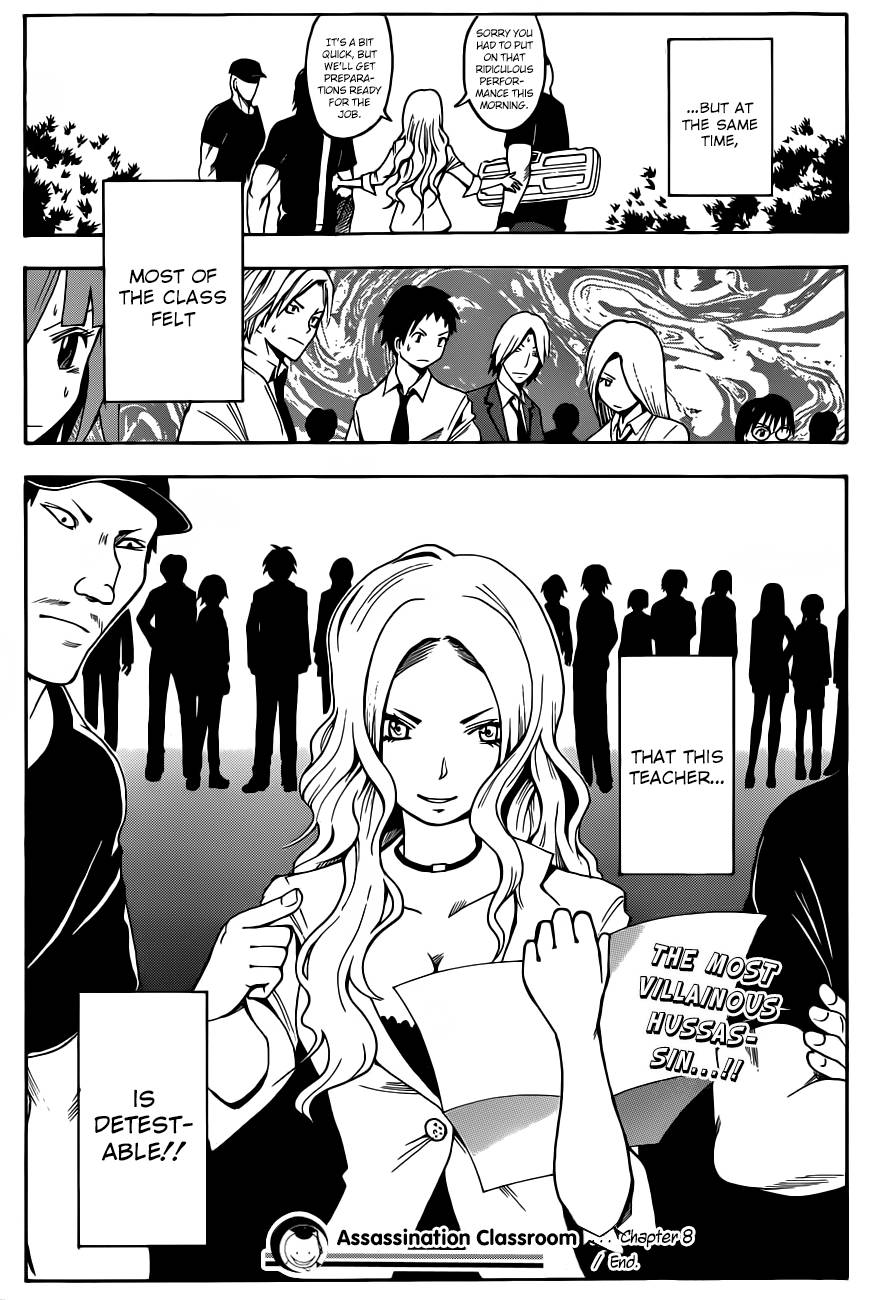 Assassination Classroom Manga Online Assassination Classroom Manga - Chapter 8 - Page 20