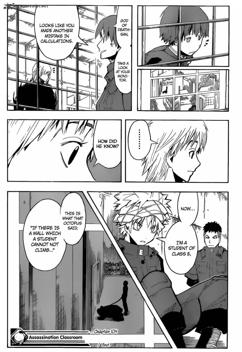 Assassination Classroom Manga Online Assassination Classroom Manga - Chapter 104 - Page 19