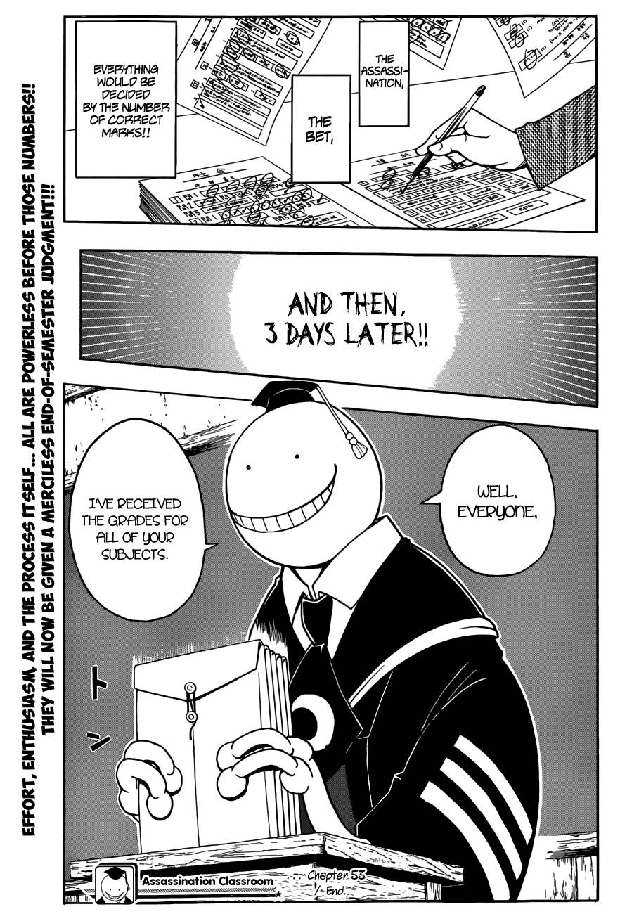 Assassination Classroom Manga Online Assassination Classroom Manga - Chapter 53 - Page 20