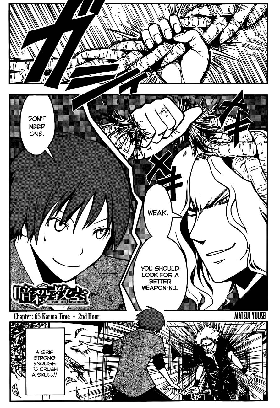 Assassination Classroom Manga Online Assassination Classroom Manga - Chapter 65 - Page 2