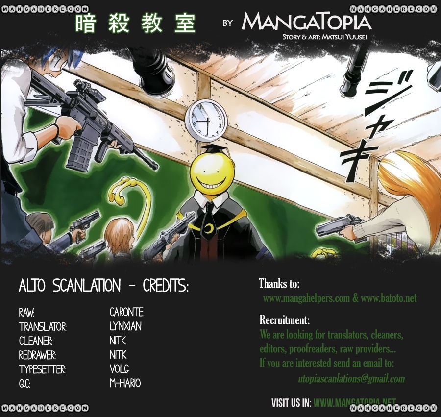 Assassination Classroom Manga Online Assassination Classroom Manga - Chapter 7.5 - Page 1