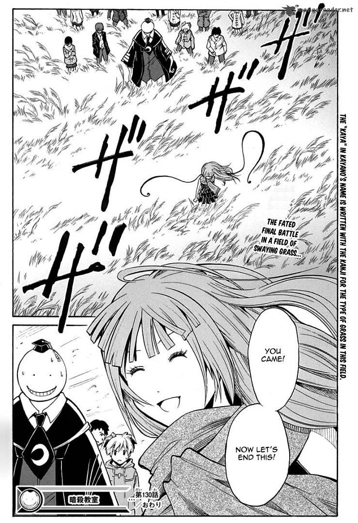 Assassination Classroom Manga Online Assassination Classroom Manga - Chapter 130 - Page 20