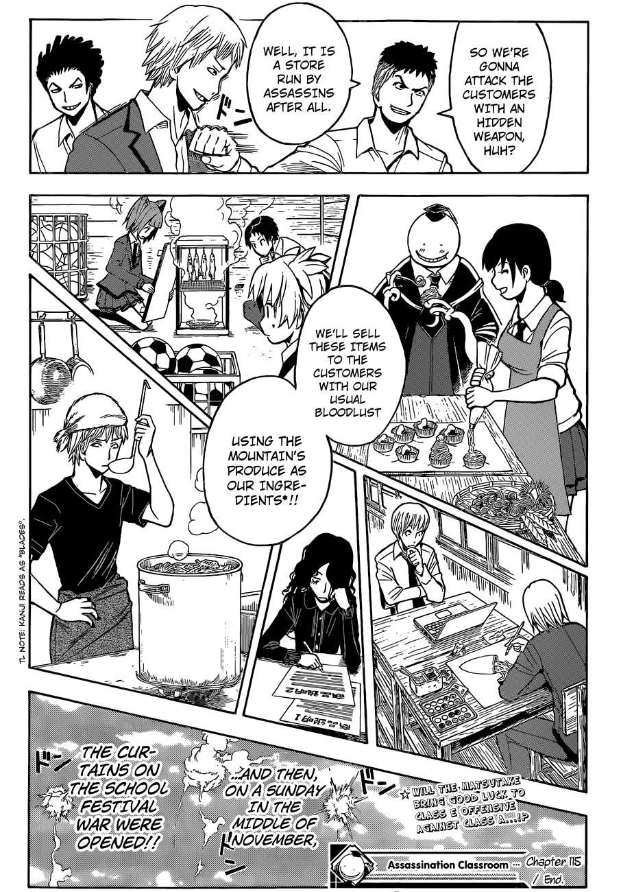 Assassination Classroom Manga Online Assassination Classroom Manga - Chapter 115 - Page 23