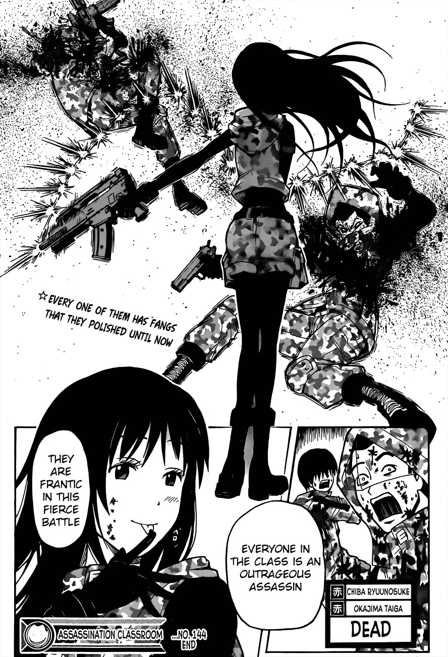 Assassination Classroom Manga Online Assassination Classroom Manga - Chapter 144 - Page 21
